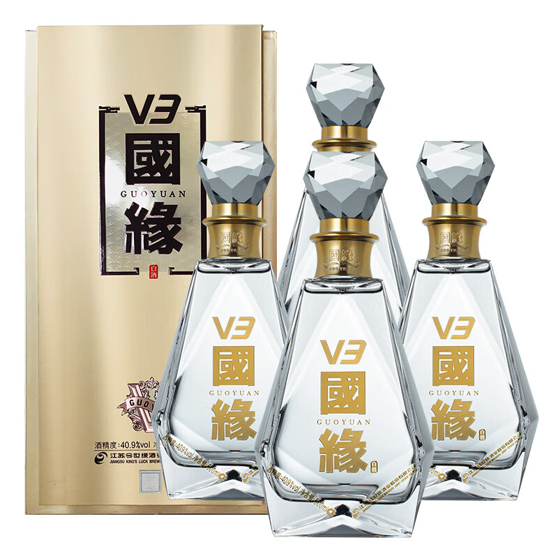 今世缘 白酒 国缘v3 幽雅醇厚型 40.