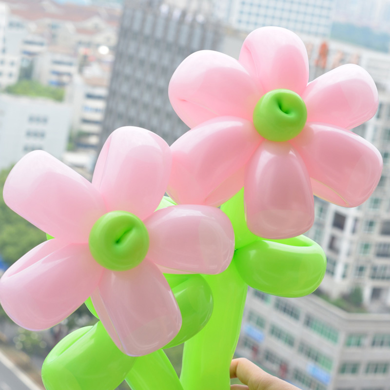长条魔术气球长条造型魔法气球创意儿童节动物编制造型气球  混色100