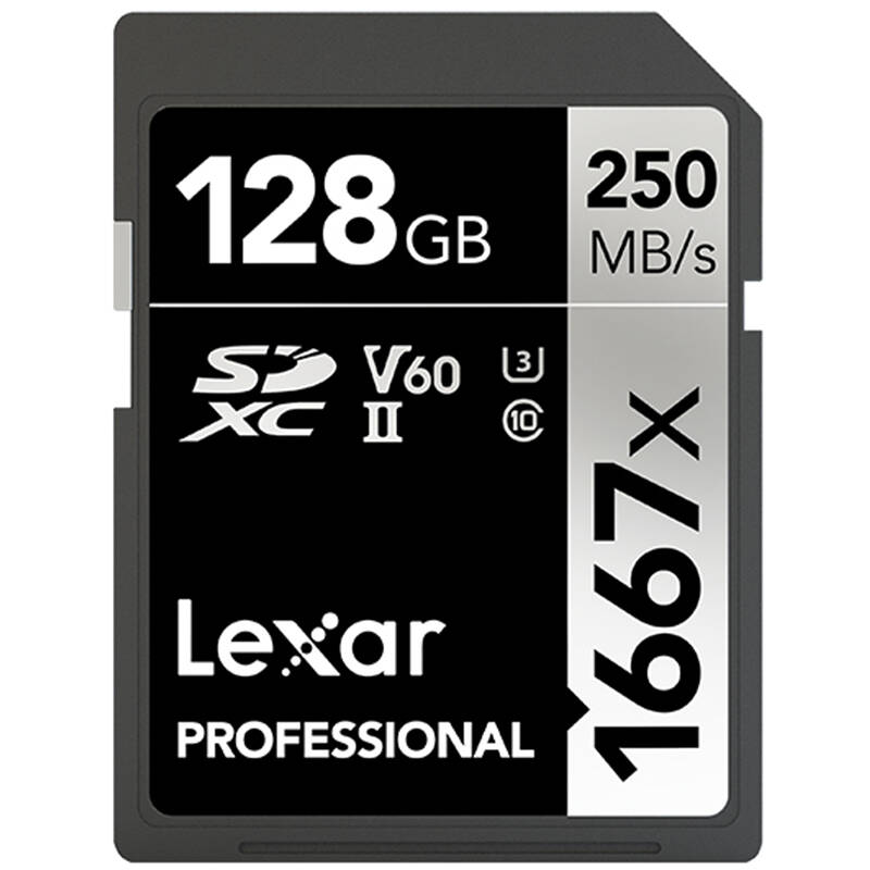 雷克沙 128GB 高速SD存储卡