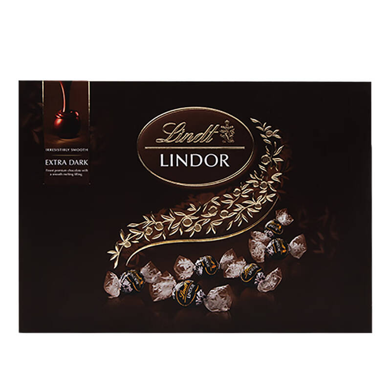 瑞士莲 软心特浓黑巧克力礼盒图片