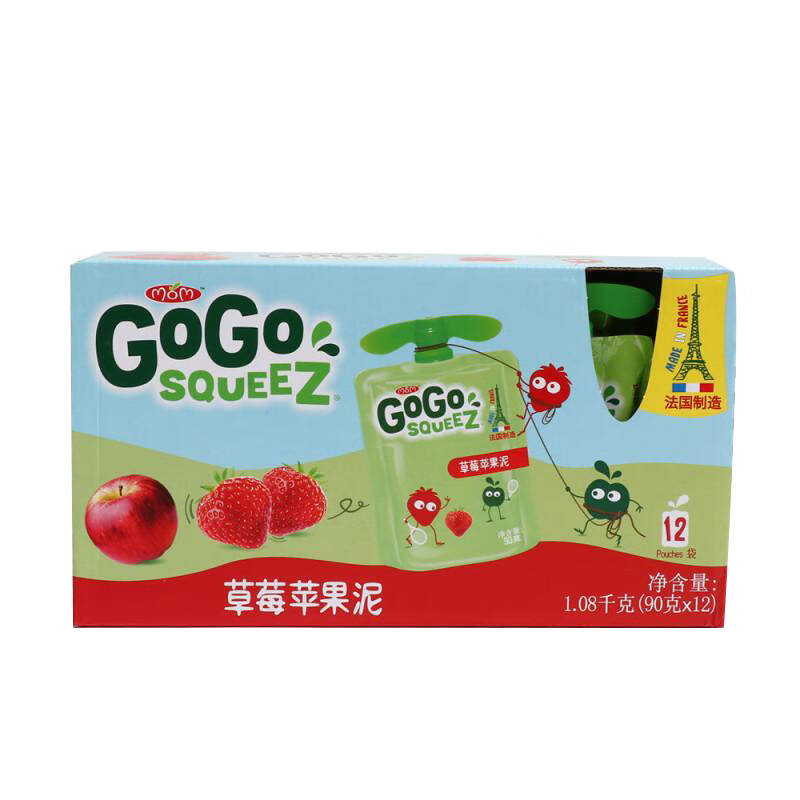 GoGo SqueeZ 草莓苹果泥图片