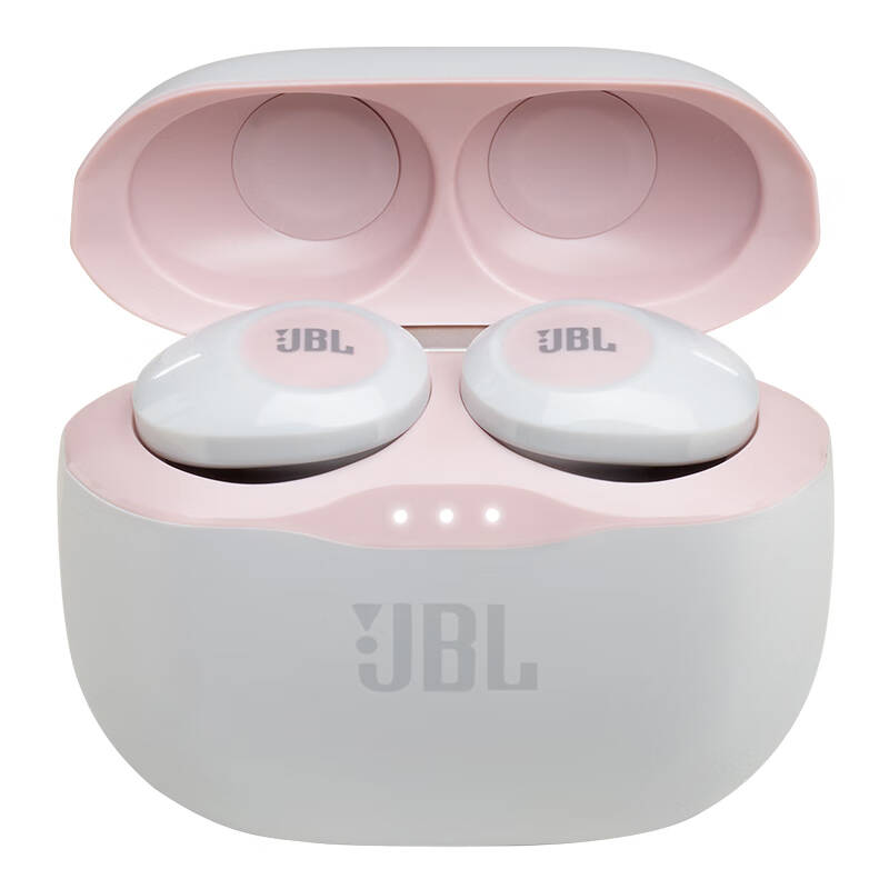 JBL 立体声 粉红白 真无线蓝牙耳机图片