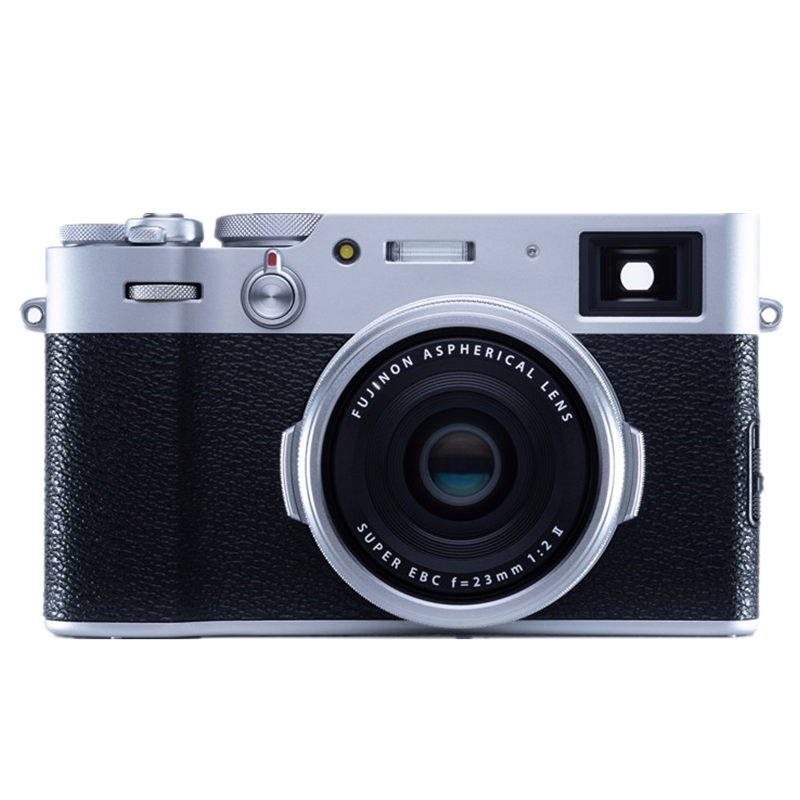 富士 数码相机旁轴造型大底照相 银色图片