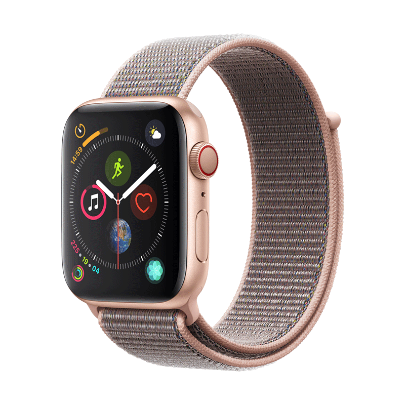 Apple 粉砂色回环式运动手表图片