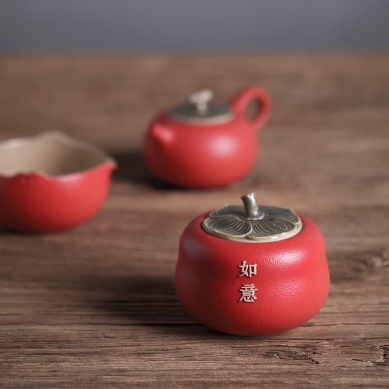 万仟堂事事如意茶叶罐，送长辈朋友礼物推荐