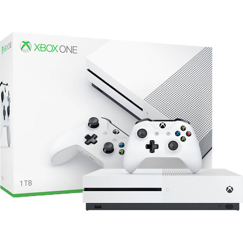 微软Xbox One S可配体感游戏机图片