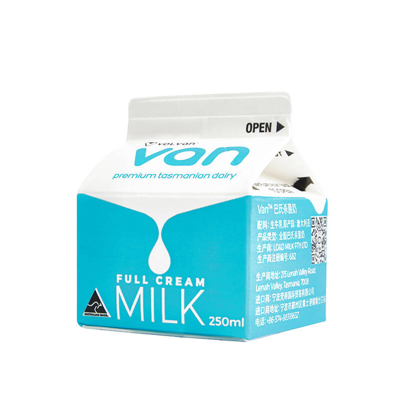 VDLVan 高钙纯牛奶