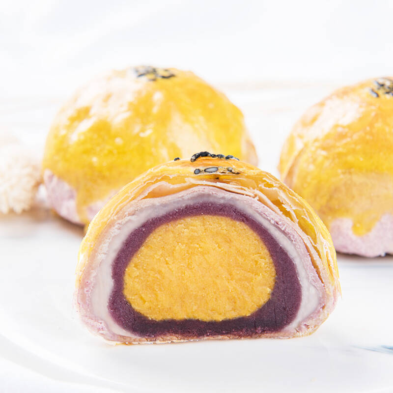 轩妈 紫薯味蛋黄酥图片