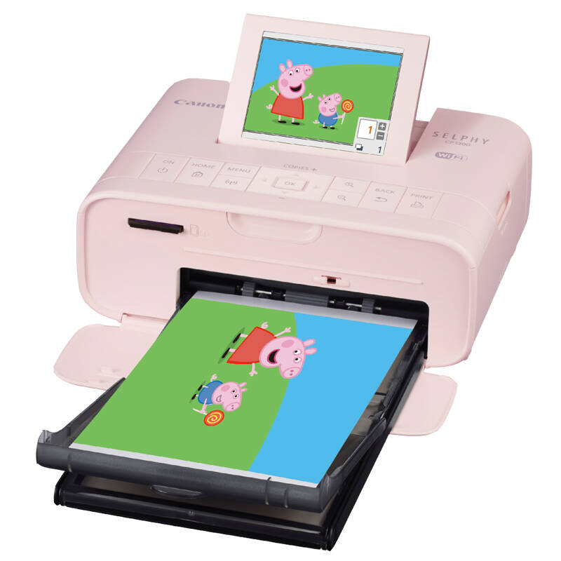 佳能 CP1300粉色手机照片打印机