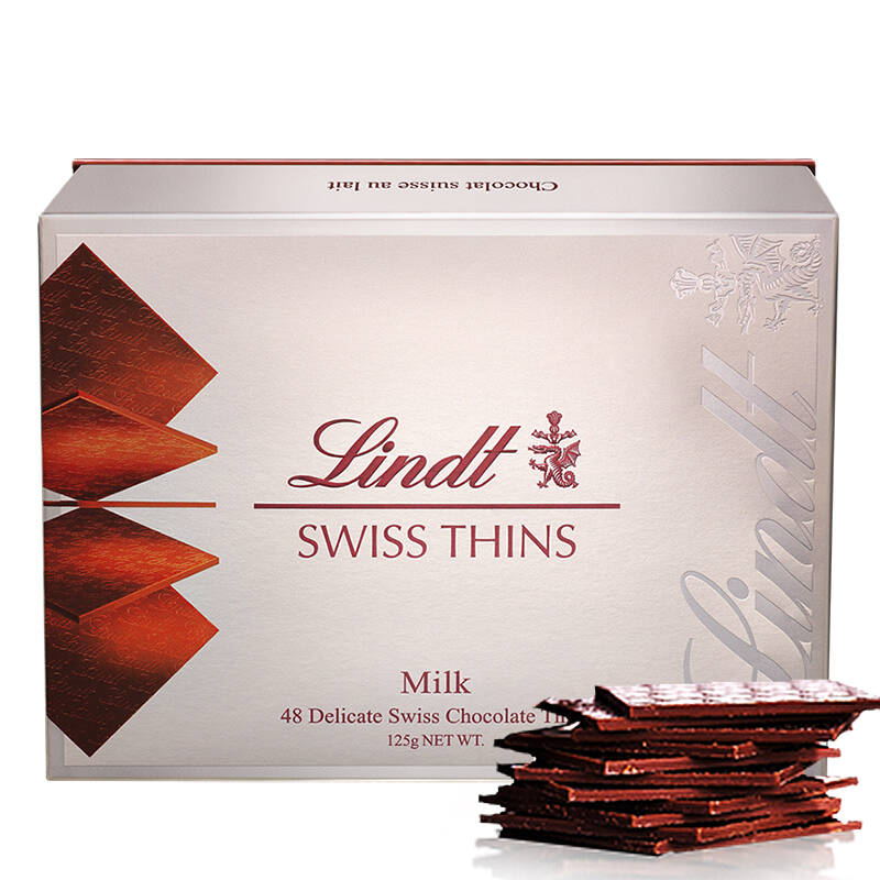 瑞士进口 经典薄片 牛奶巧克力