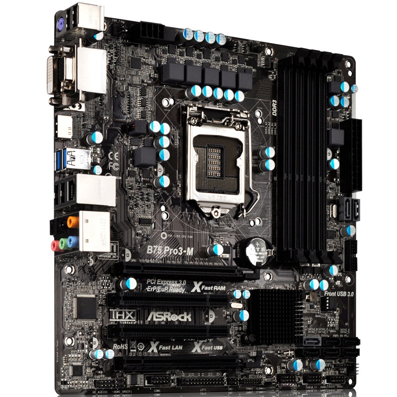 华擎(asrock)b75 pro3-m 主板(intel b75/lga1155)