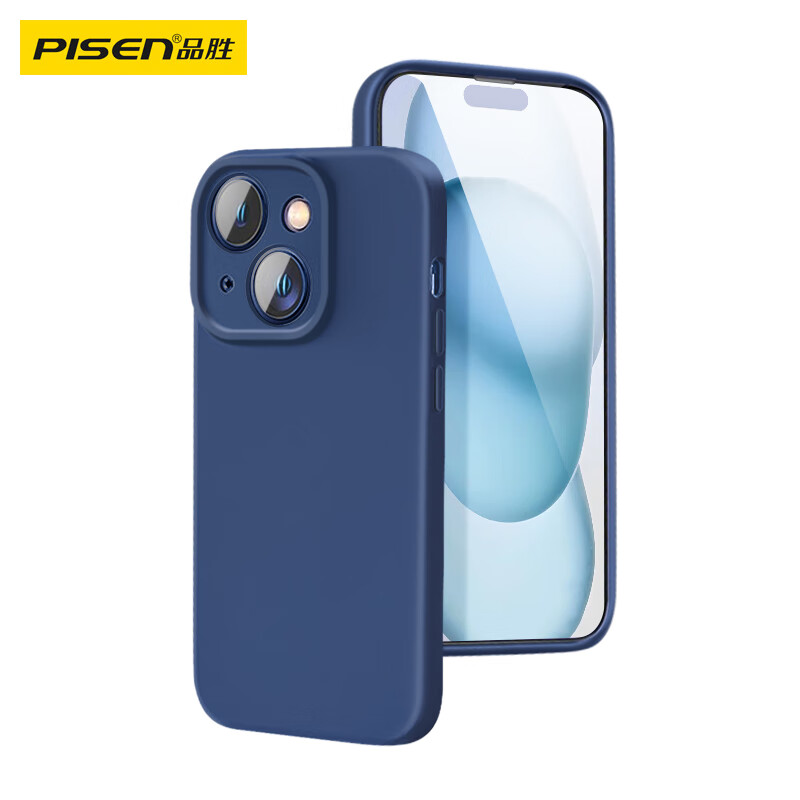 品胜iPhone15柔性液态壳，全包防摔防磨防震
