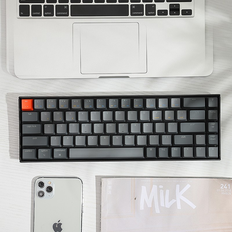 京造K6蓝牙双模机械键盘，佳达隆机械轴，68键适配多种系统