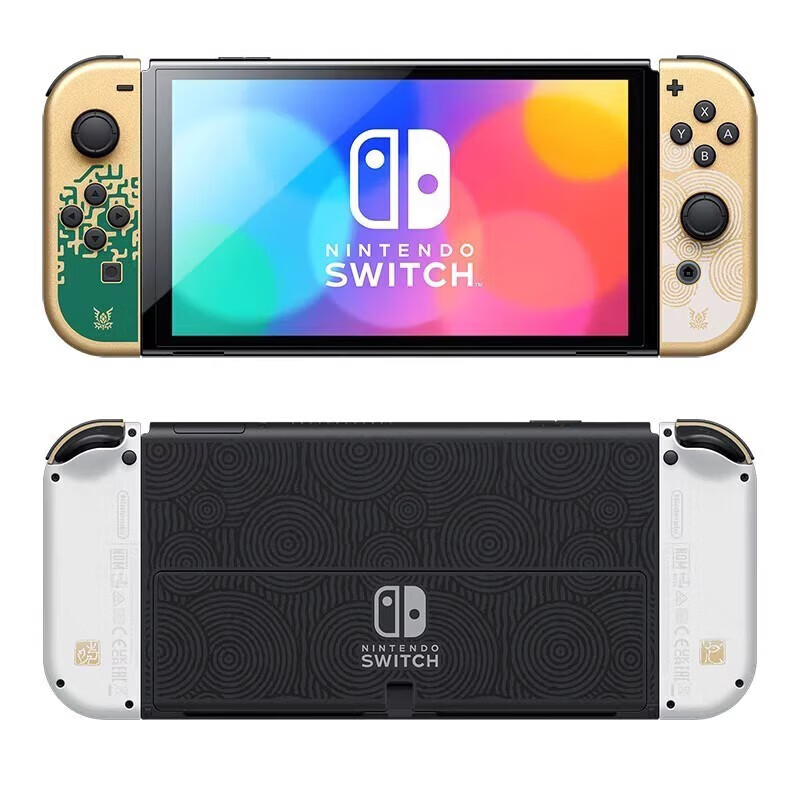 任天堂Switch OLED港版，塞尔达2王国之泪限定主机