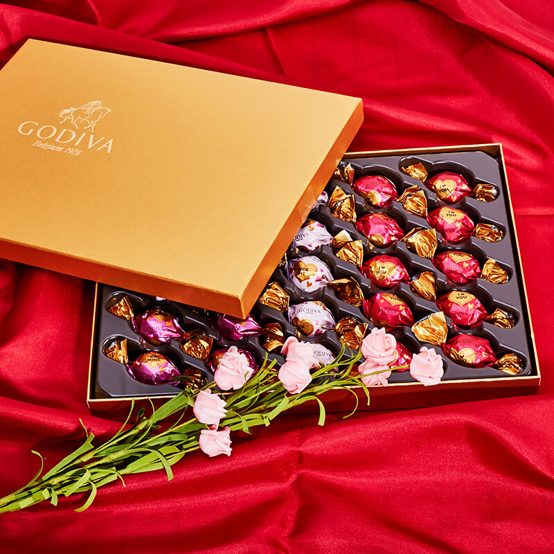 歌帝梵松露形巧克力礼盒25颗装，送女朋友情人节礼物