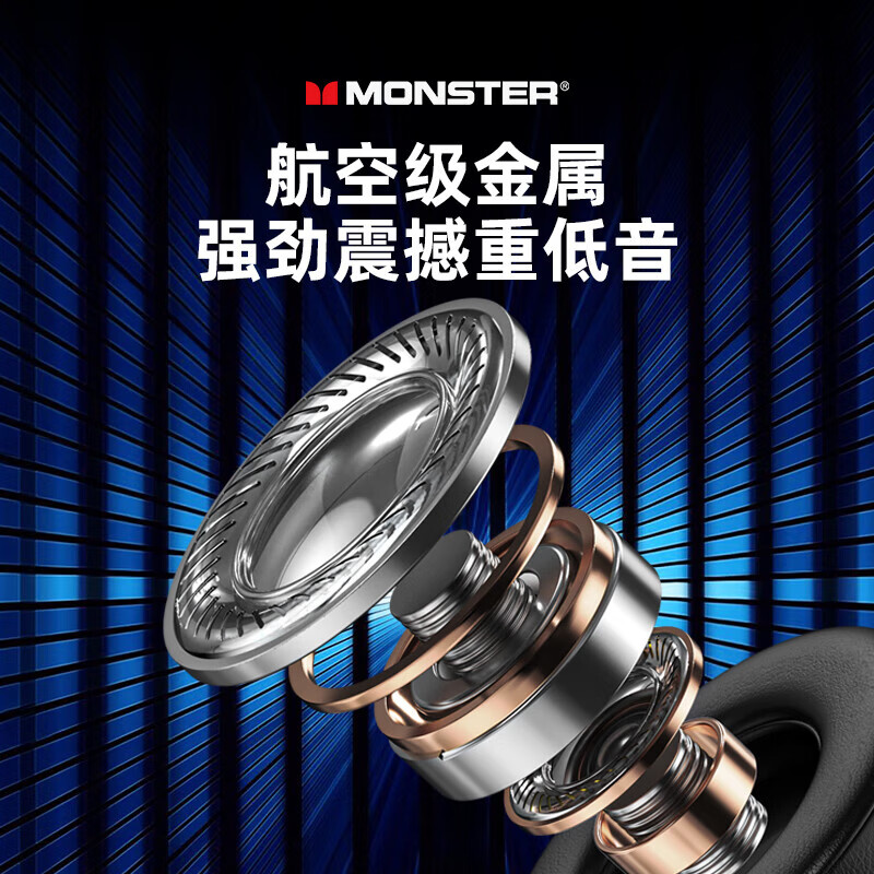 魔声XKH03头戴式立体声蓝牙耳机，长续航重低音低延迟