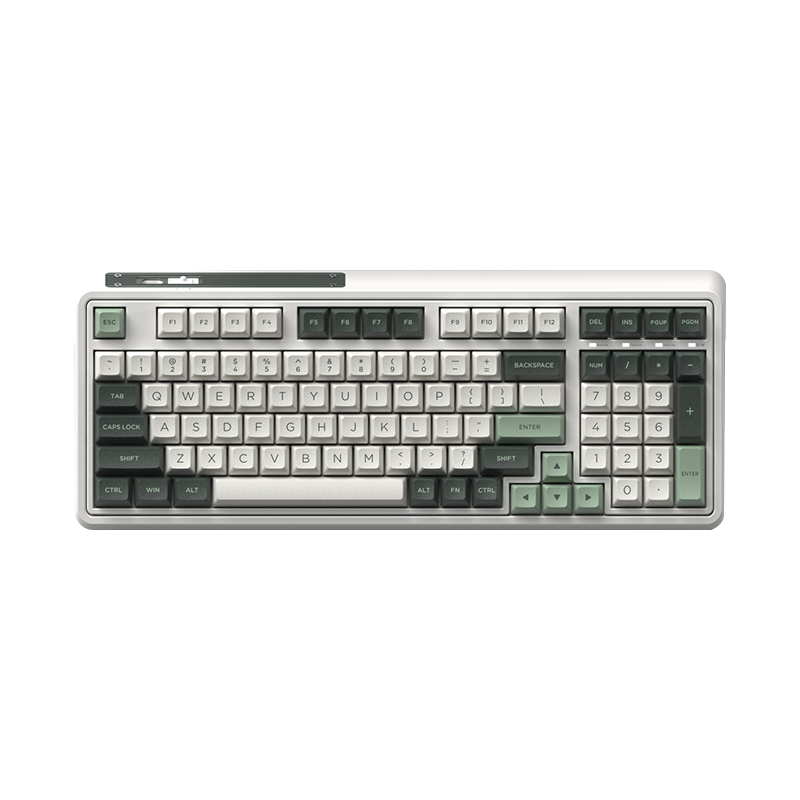 腹 腹灵CMK98 机械键盘98键热插拔，单模有线-牛油果-BOX-V2白轴