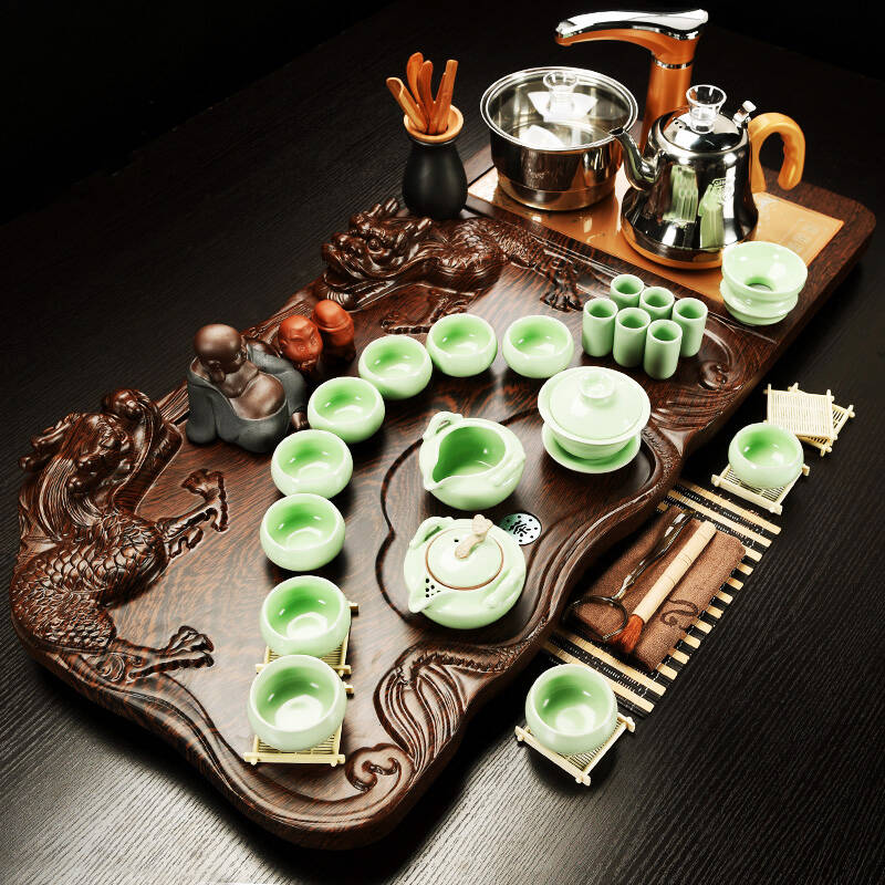 七陶 紫砂茶具套装茶壶 图片