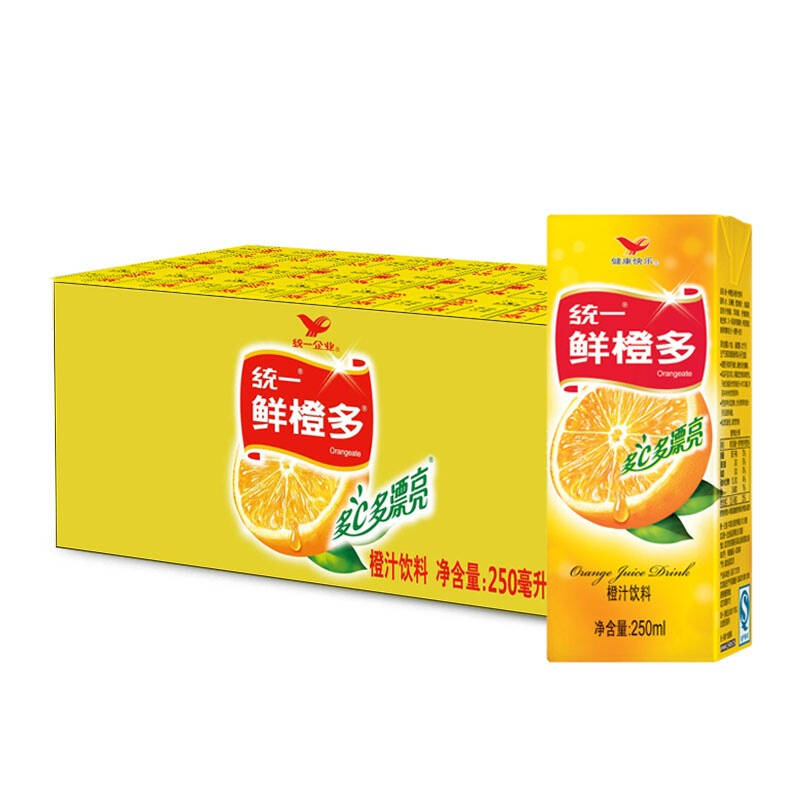 统一 鲜橙多 橙汁饮料图片