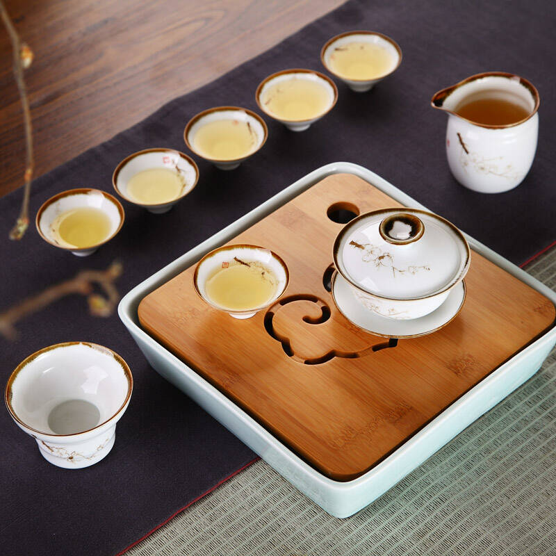 饮致 陶瓷茶具套装 兰花款图片