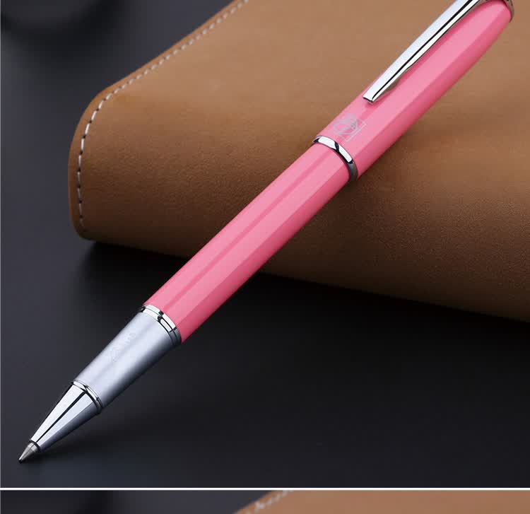 Ручка Pimio Signature Pen, деловая подарочная шариковая ручка для взрослых и студентов, для практики письма, для мужчин и женщин, подарок на Новый год, 0.5 мм, 916 светло-розовый