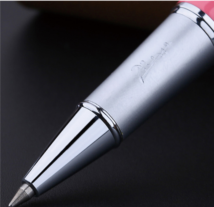 Ручка Pimio Signature Pen, деловая подарочная шариковая ручка для взрослых и студентов, для практики письма, для мужчин и женщин, подарок на Новый год, 0.5 мм, 916 светло-розовый