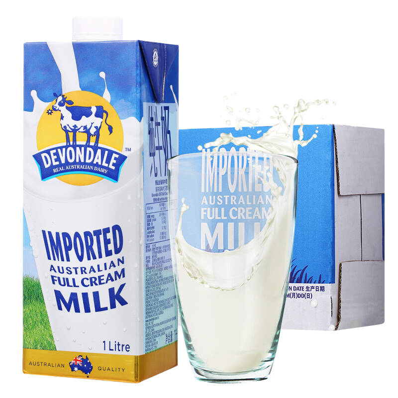 澳大利亚  德运 全脂牛奶 整箱装图片