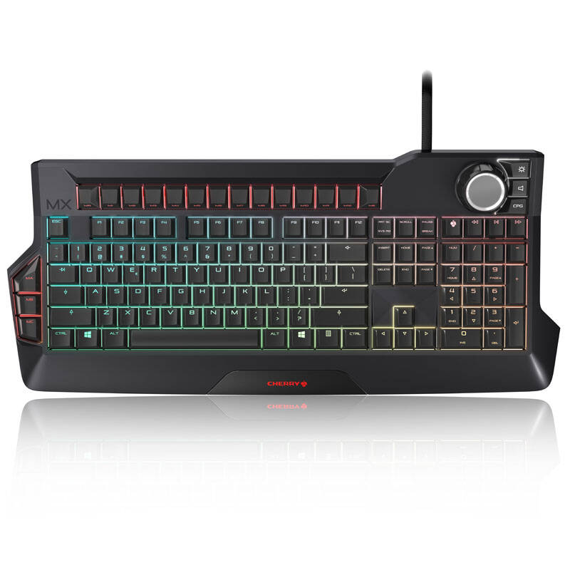 樱桃  RGB背光 机械键盘 黑色 黑轴