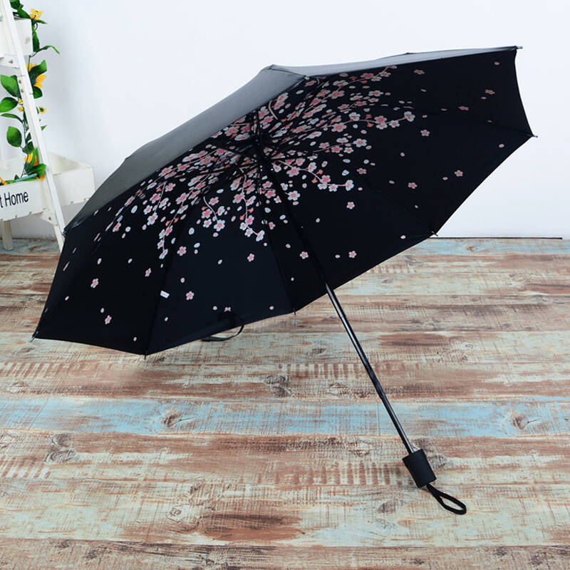 梵笛 浪漫樱花 折叠遮阳伞