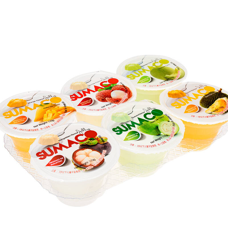 马来西亚进口素玛哥牌多口味果冻图片