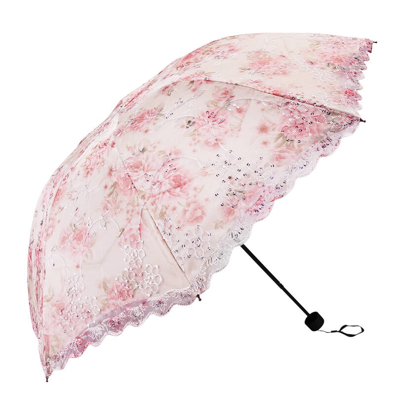 雅丽 遮阳伞 防晒防紫外线 米粉色图片