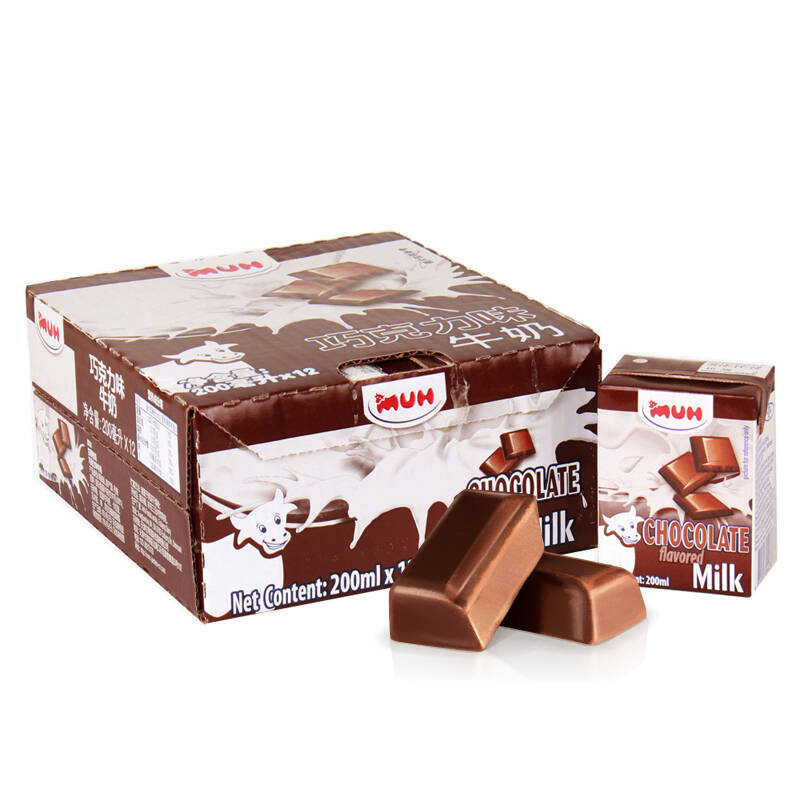 丹麦甘蒂牧场巧克力牛奶图片