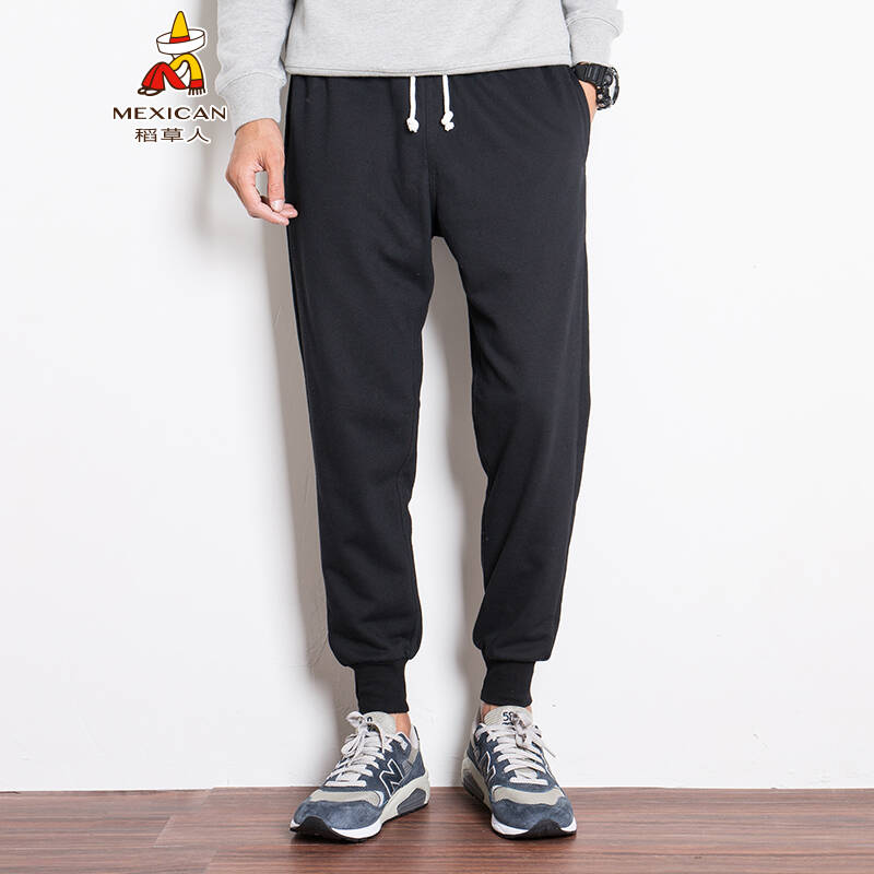 稻草人 夏季薄款运动裤