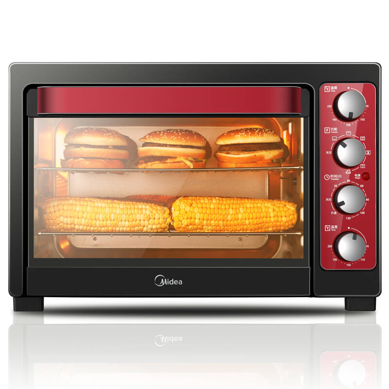 独立温控电烤箱，金黄面包不焦糊图片2
