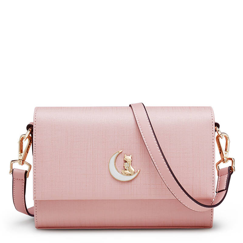 金狐狸时尚简约单肩包