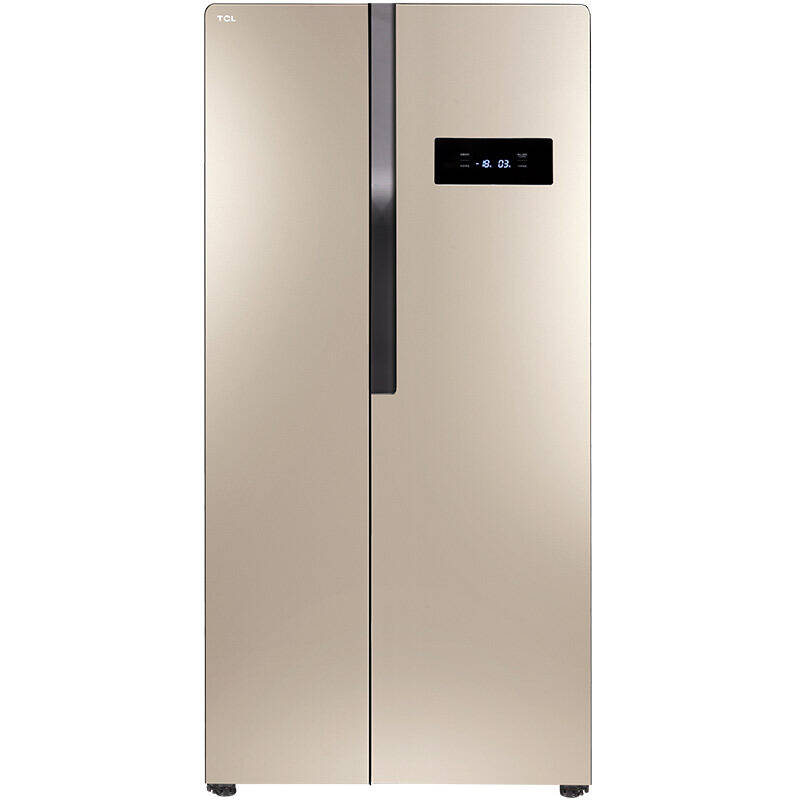 TCL 440升变频风冷对开门冰箱
