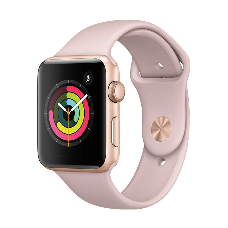 Apple智能手表粉砂色运动型表带图片