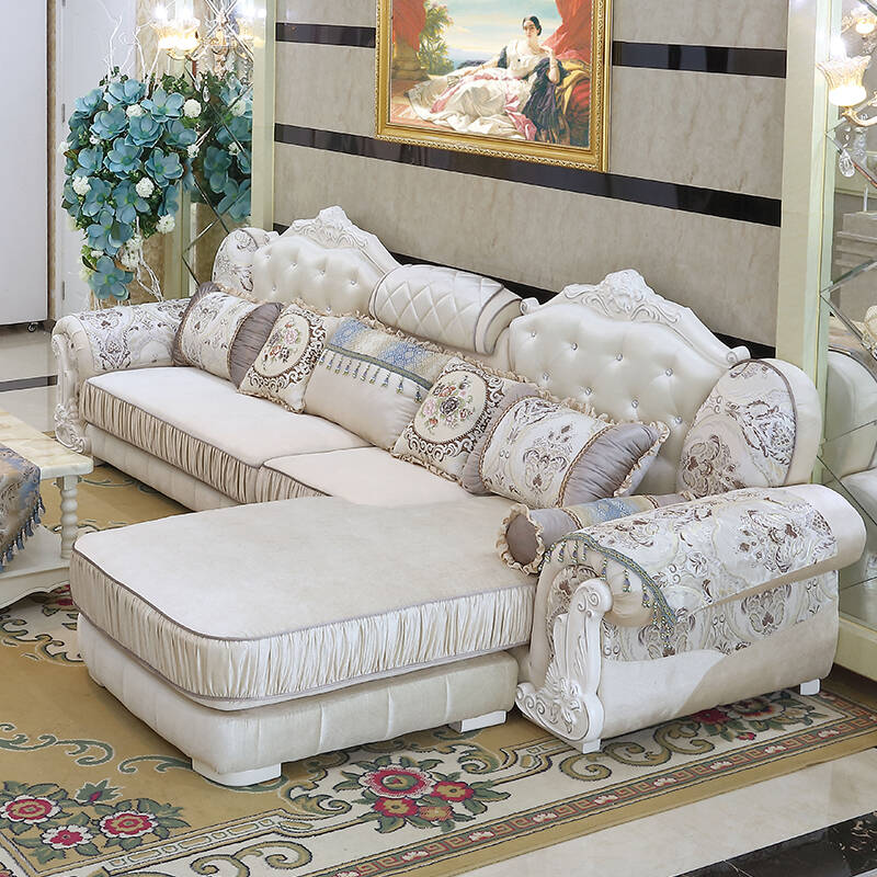 欧式沙发 组合客厅新古典美式