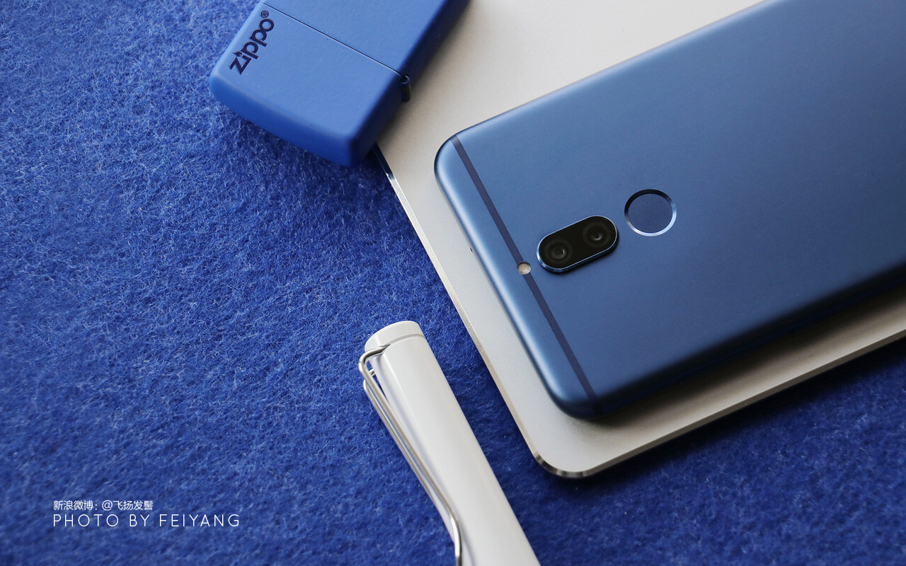 约会蓝精灵 华为麦芒6极光蓝上手