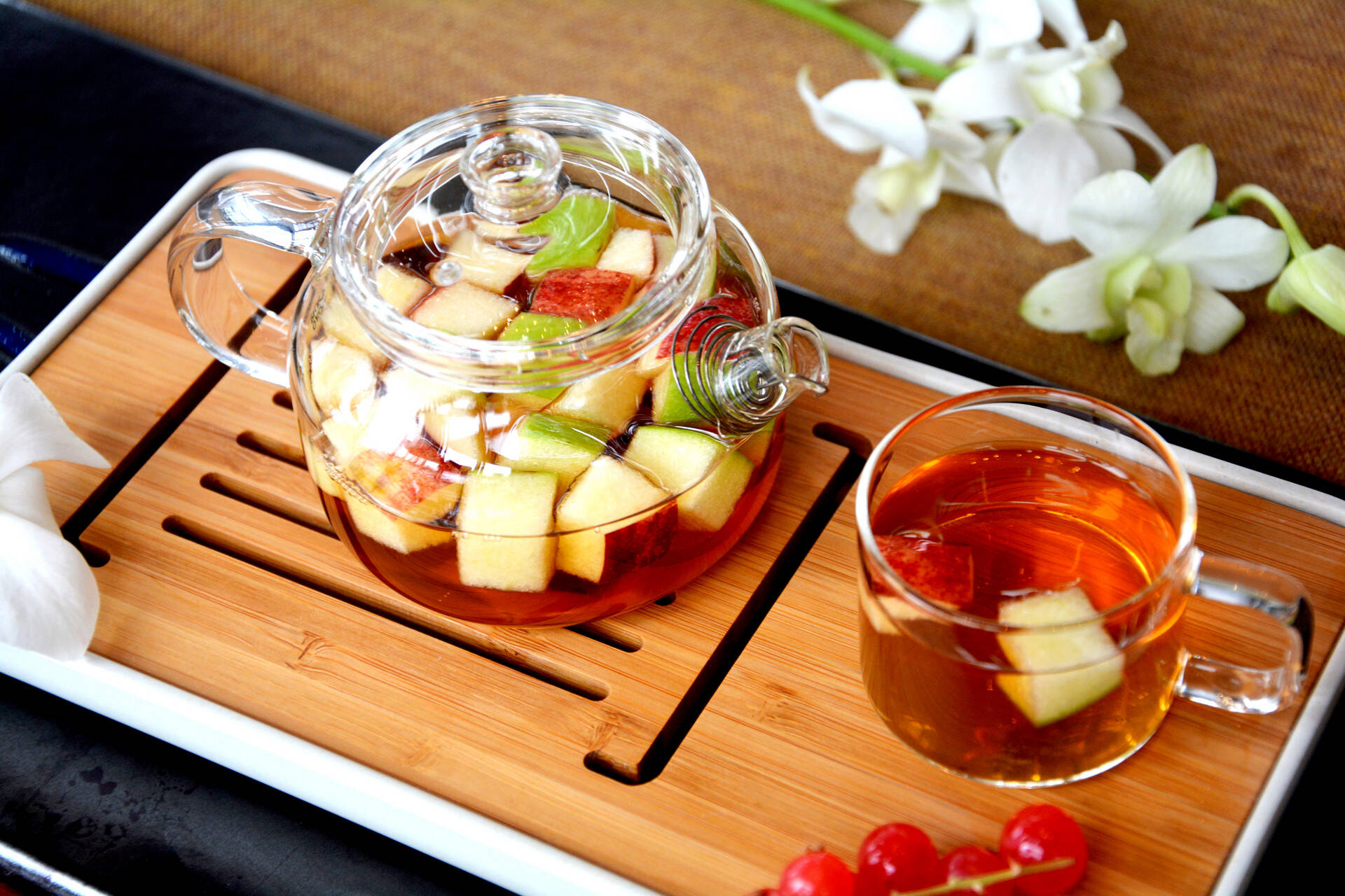 赏心悦目的水果茶,伴你度过枯燥