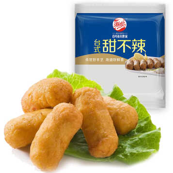 【京东自营】海欣 台式甜不辣 100g 约8个 3.50