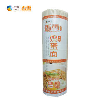 中粮香雪 麦芯鸡蛋挂面800g/袋 面条 挂面 炸酱面 鸡蛋面 炒面 拌面