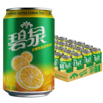 屈臣氏(watsons 碧泉柠檬茶330mlx24听 整箱