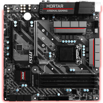 微星(msi)b250m mortar迫击炮 主板(intel b250/lga 1151)