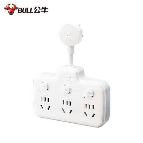 公牛（BULL）一转六插座 6位分控 GN-97333 