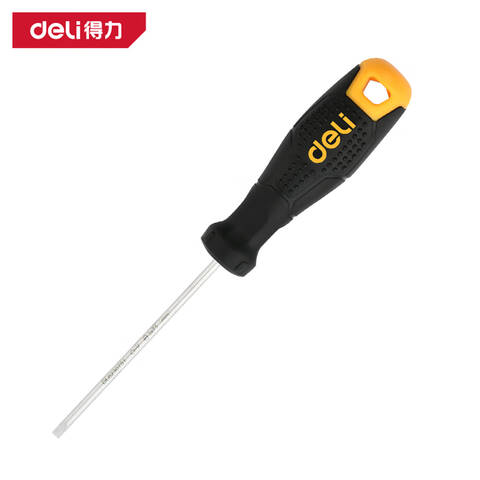 得力 一字螺丝刀3x75mm  DL6230751