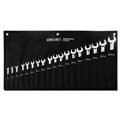 得力 两用扳手18件套 DL1300