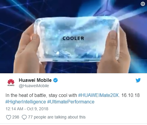 HUAWEI自打耳光？Mat20X..