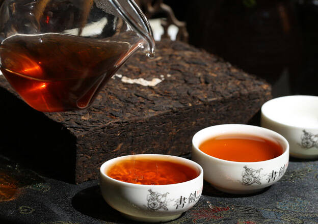 普洱熟茶味甘汤浓，能减肥，怎么