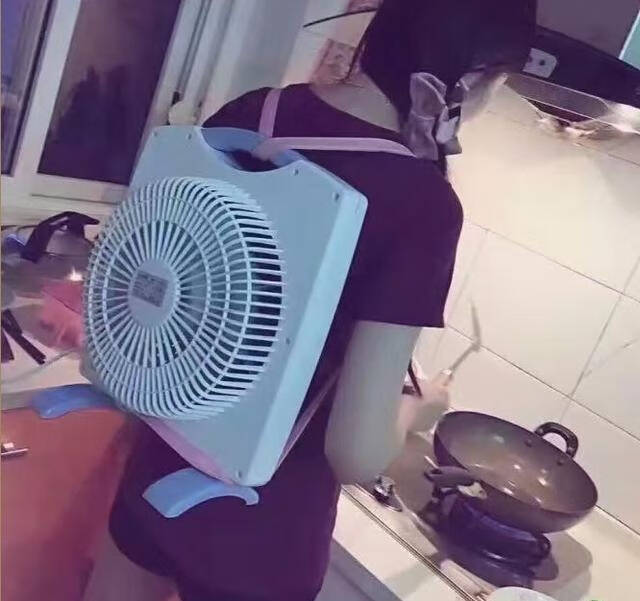 夏天做饭厨房太热,装个凉霸就好了!